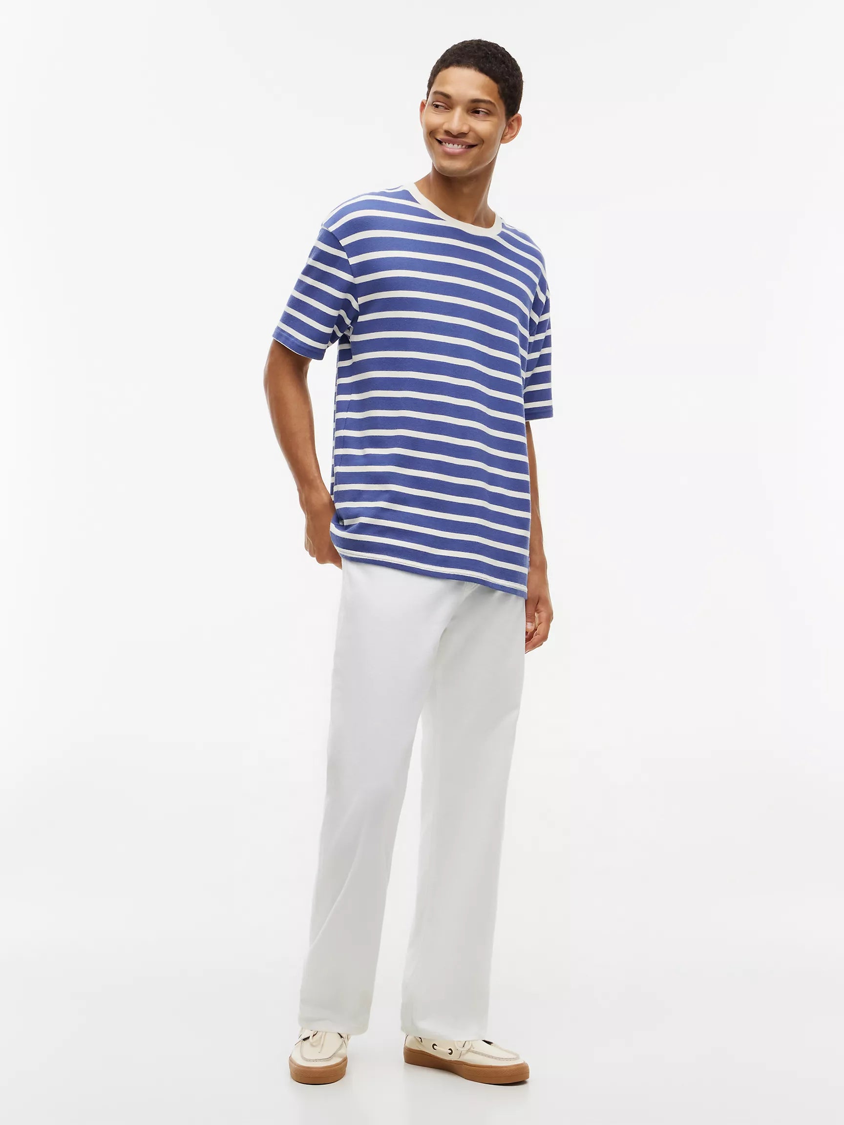 Blue Storm/White Stripe