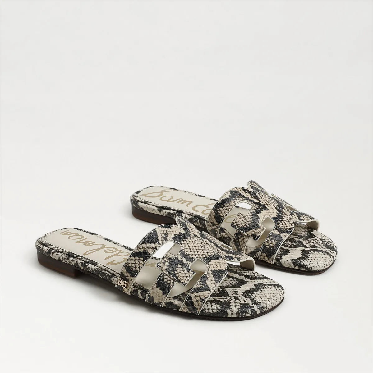 Roccia Snake Print Leather