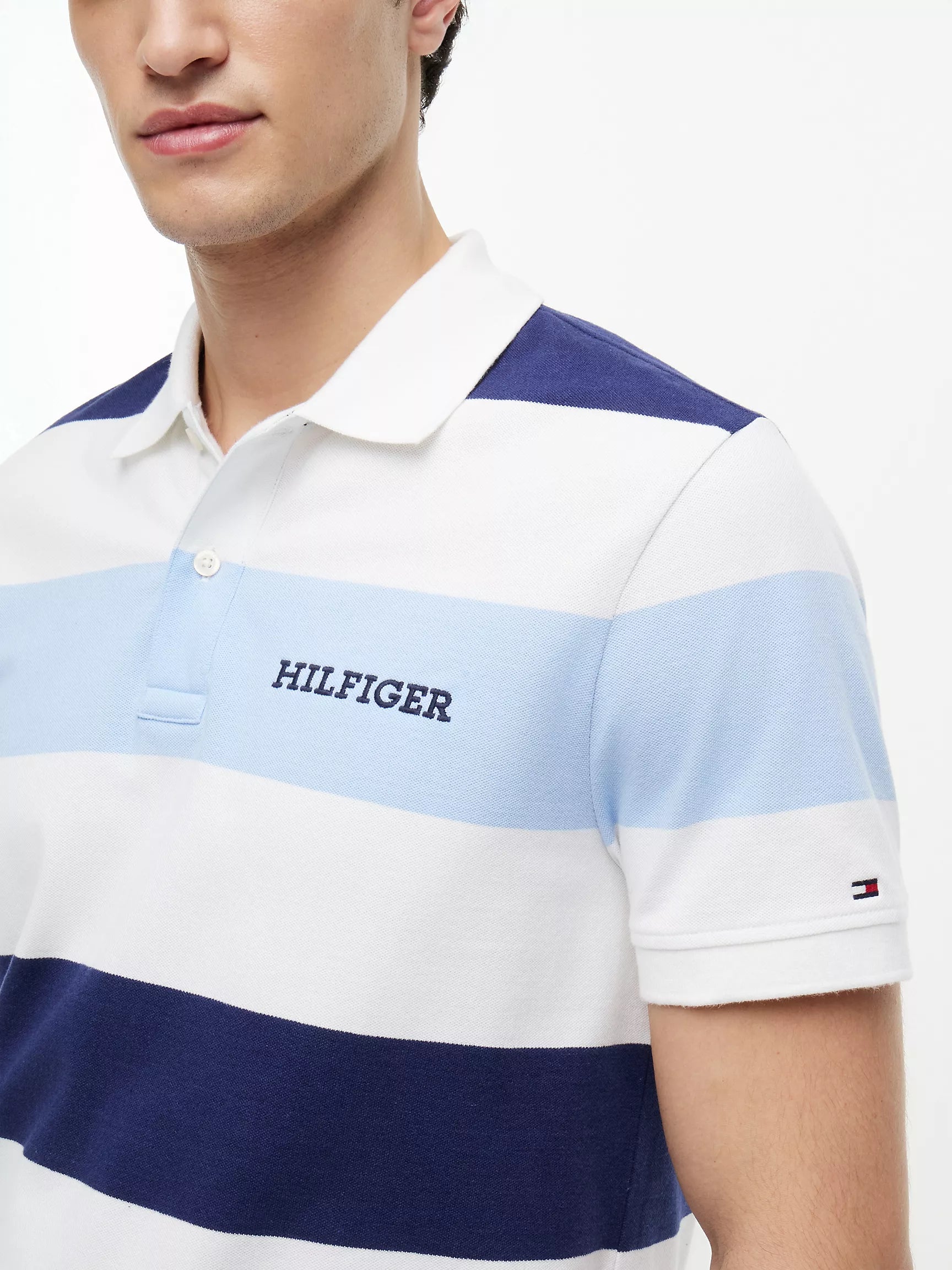 Navy/White Stripe