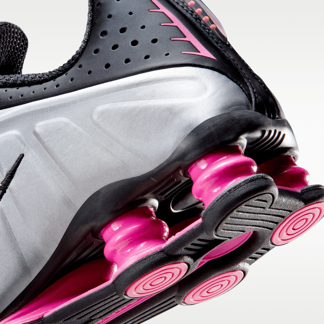 Black/Pinksicle/Metallic Silver