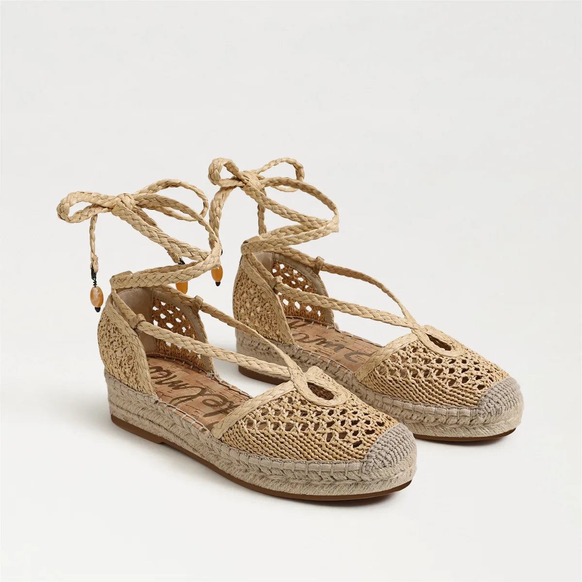 Natural Beige Faux Raffia