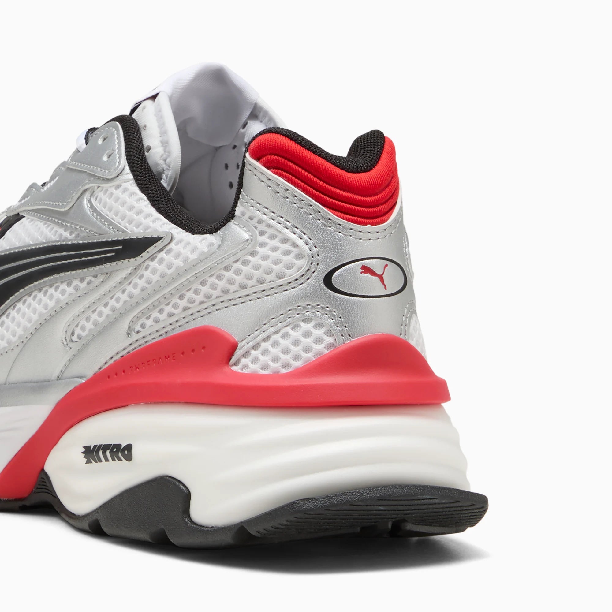 PUMA Silver-PUMA White-For All Time Red