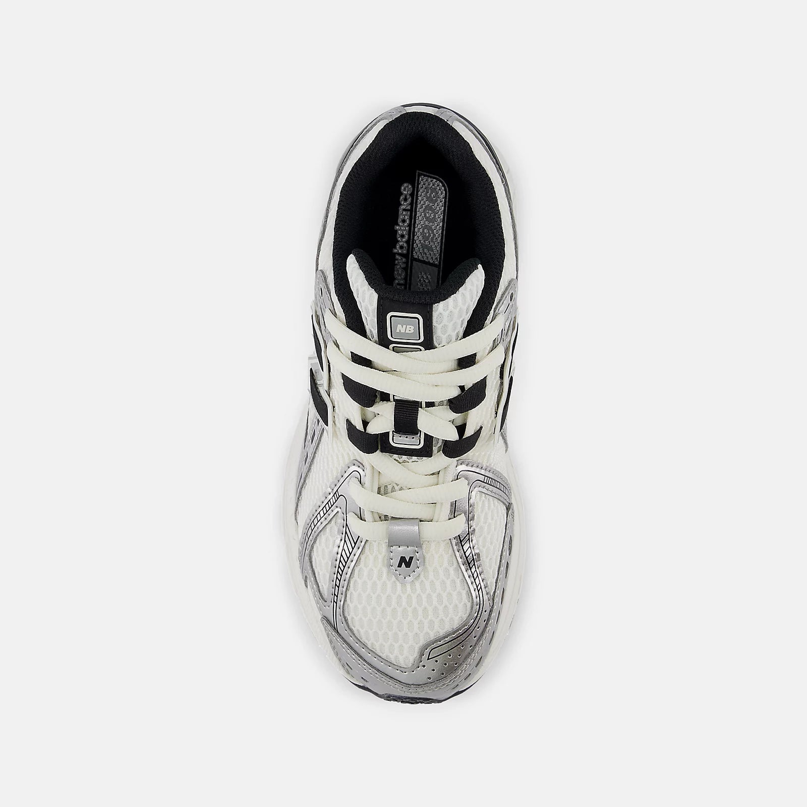 Silver Metallic With Black