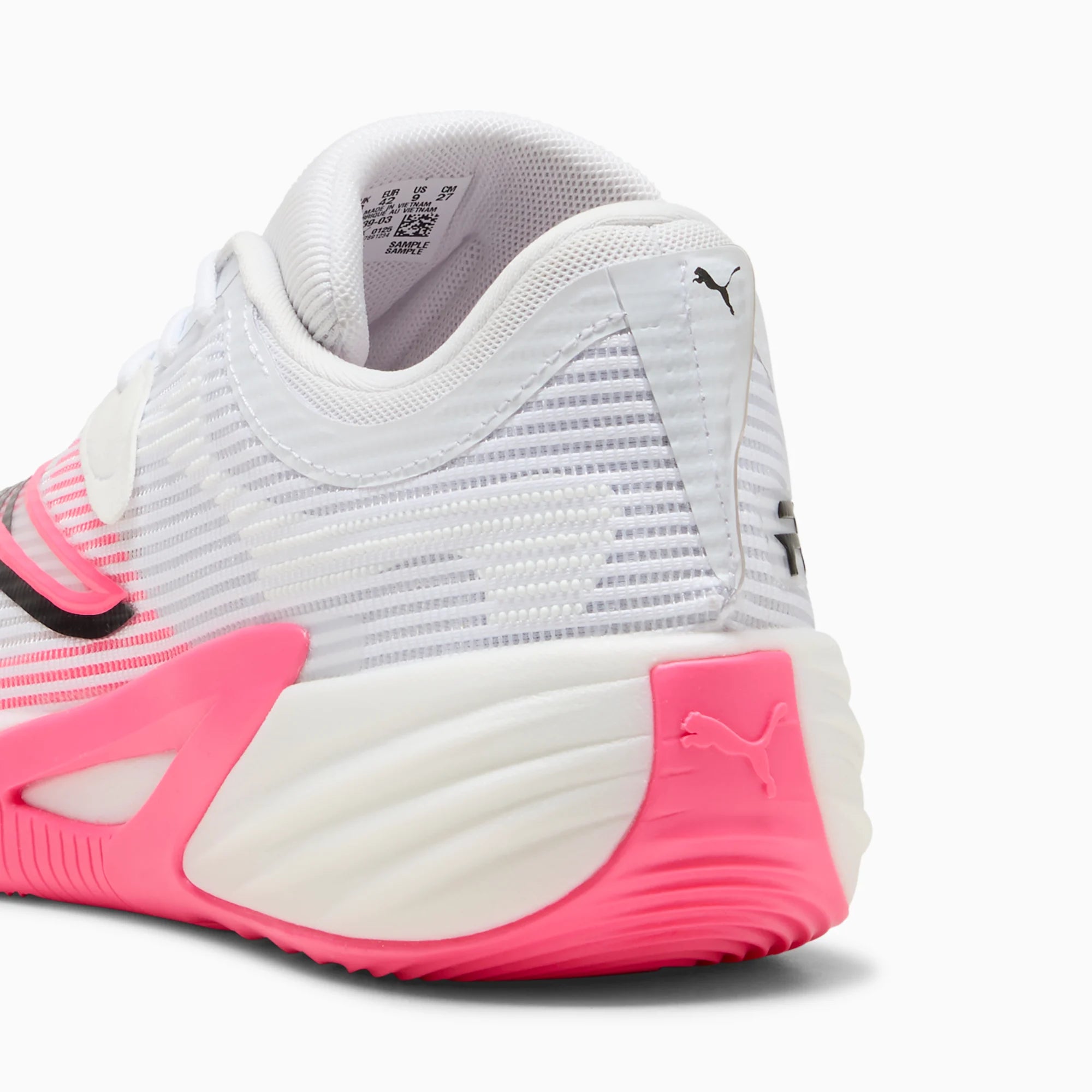 PUMA White-PUMA Black-Pure Pink