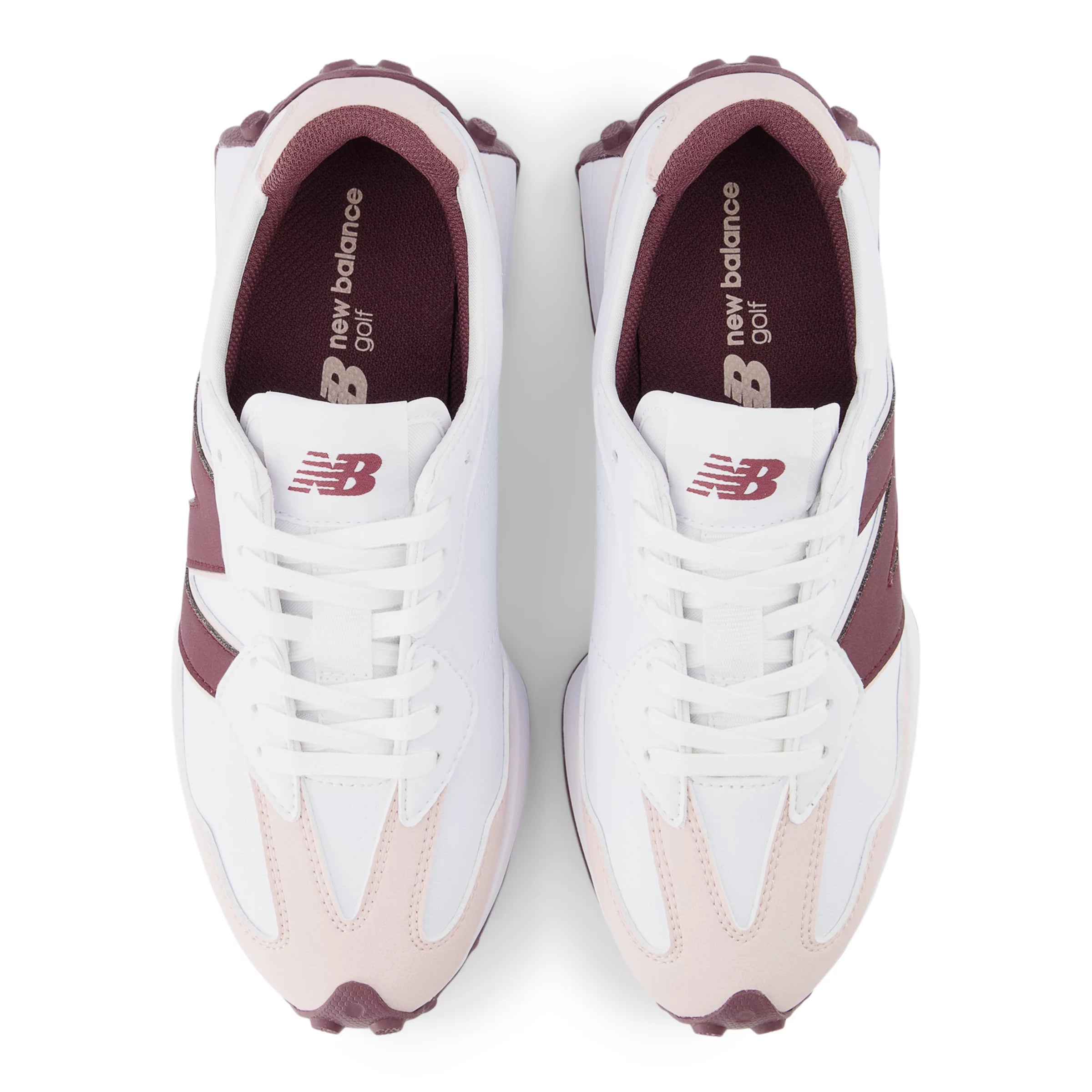 White With Light Pink