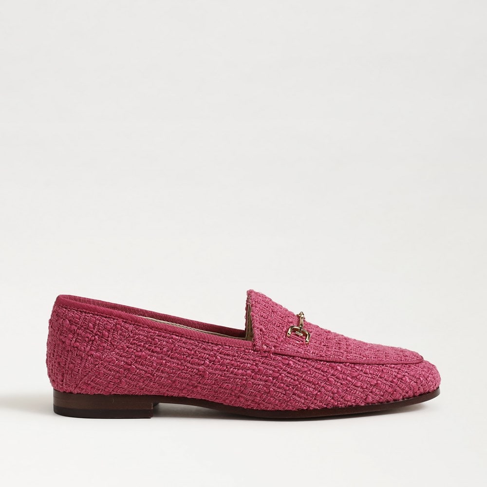 Fuscia Frost Tweed Fabric
