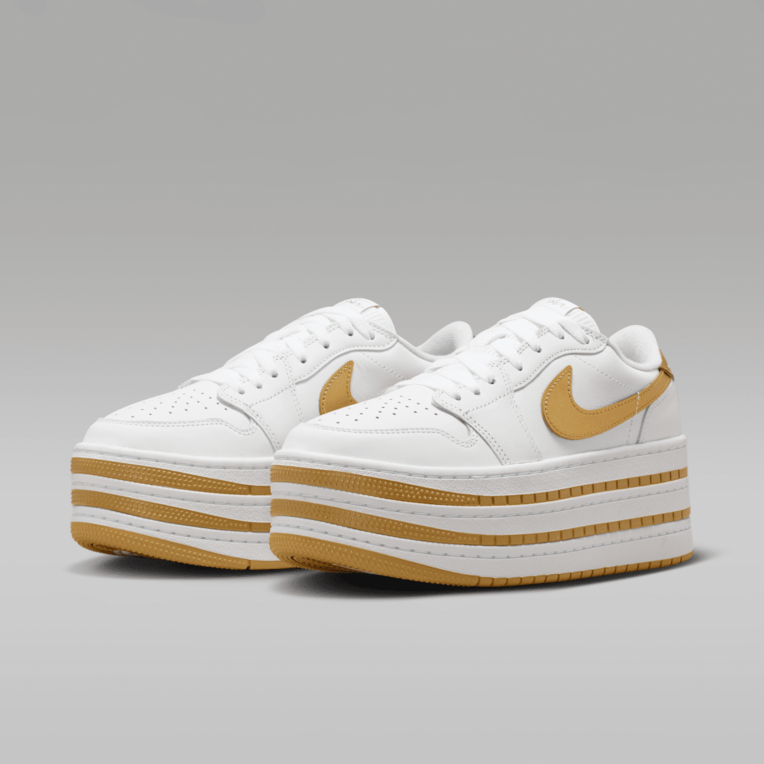 White/Metallic Gold/White