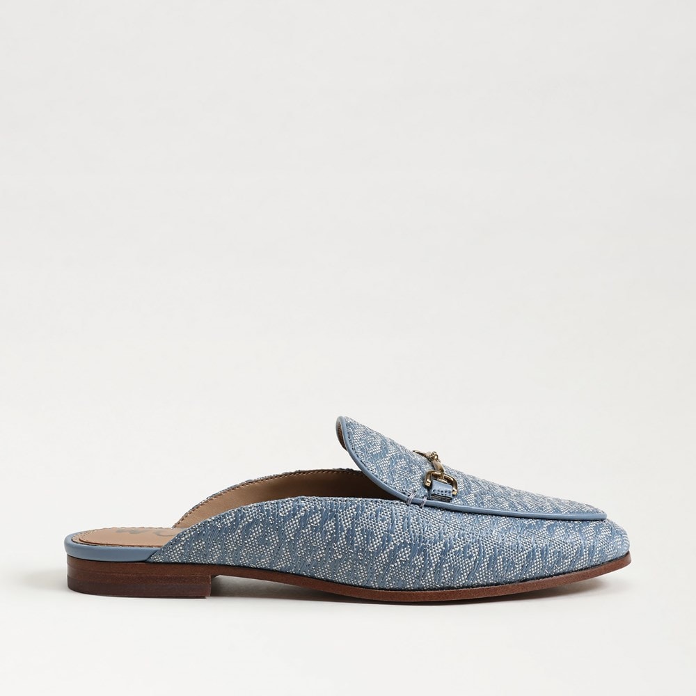 Azure Blue Faux Raffia