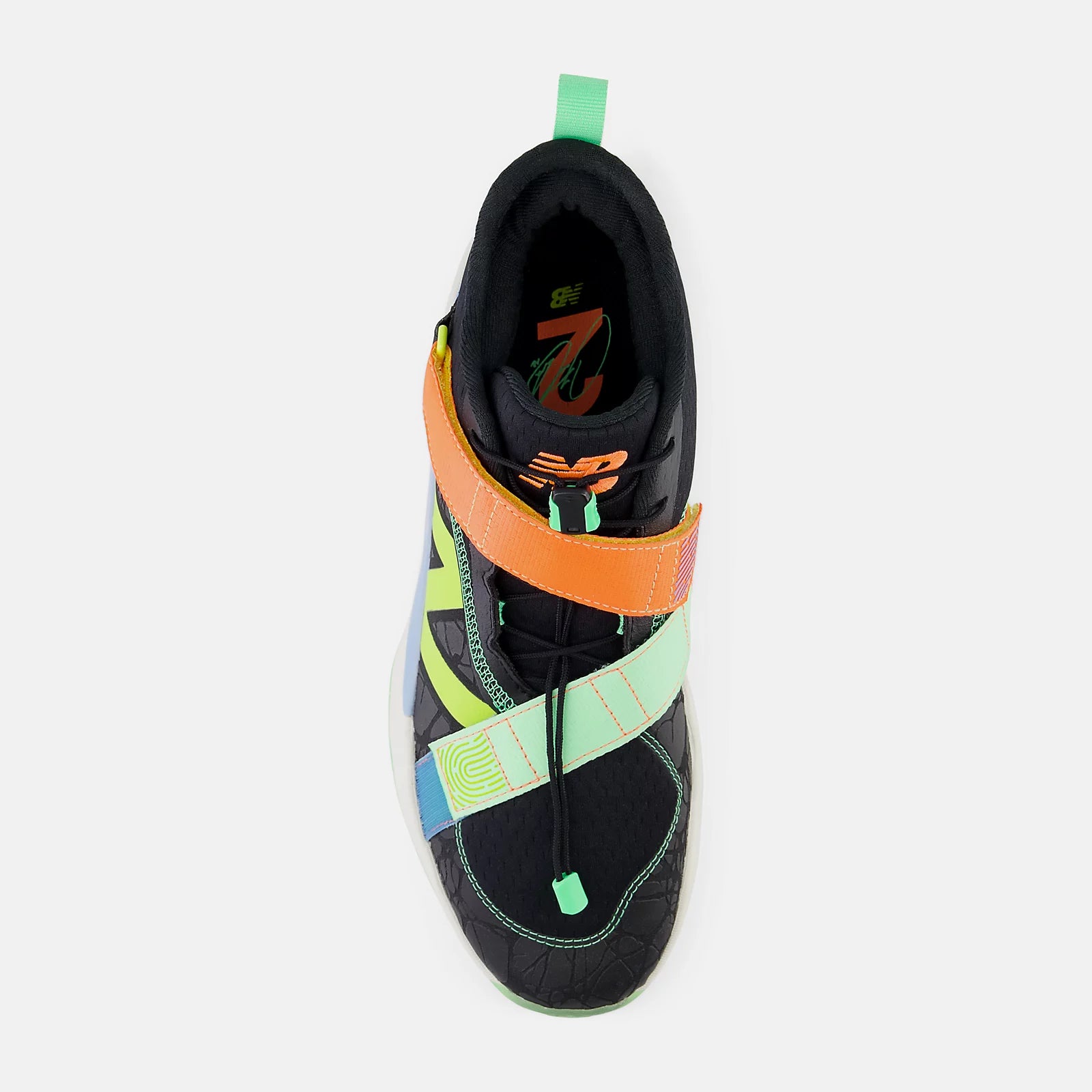 Black With Neon Dragonfly And Electric Jade