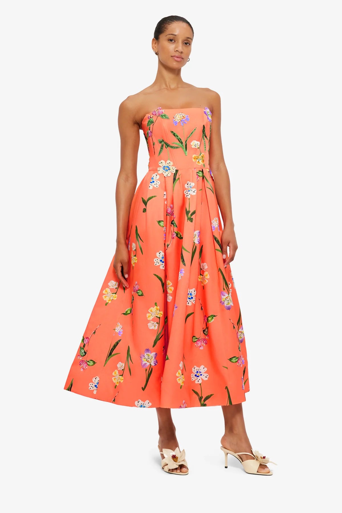 Wild Flower in Coral