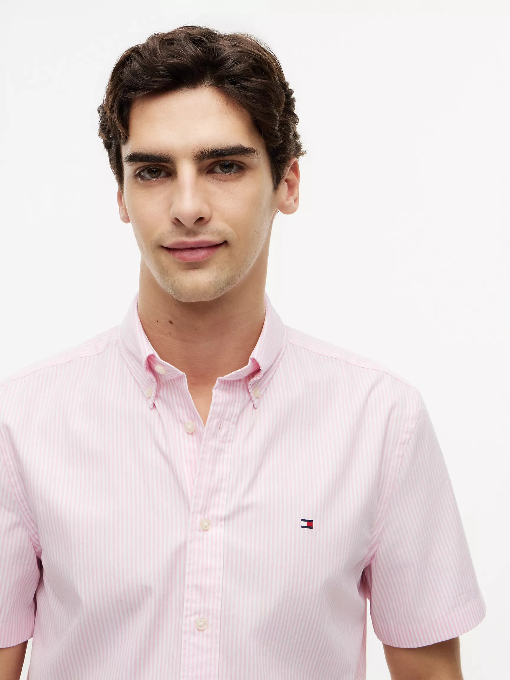 Classic Pink/White Stripe