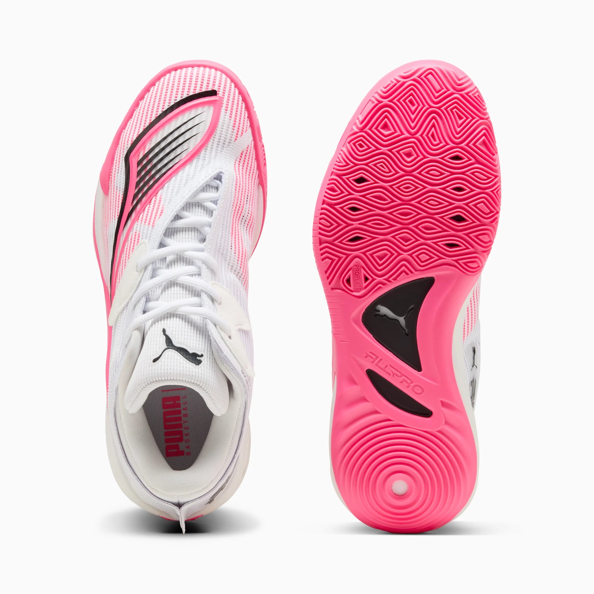 PUMA White-PUMA Black-Pure Pink