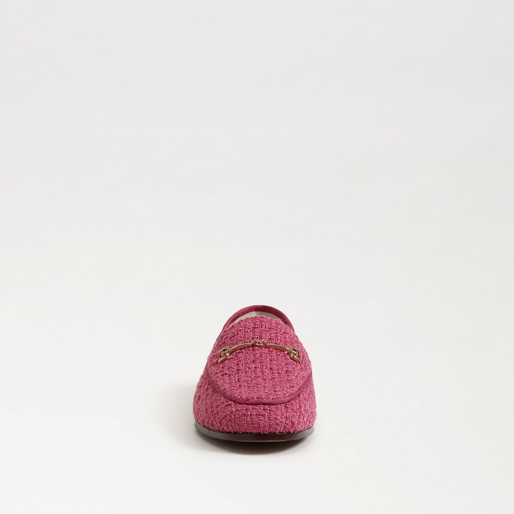 Fuscia Frost Tweed Fabric