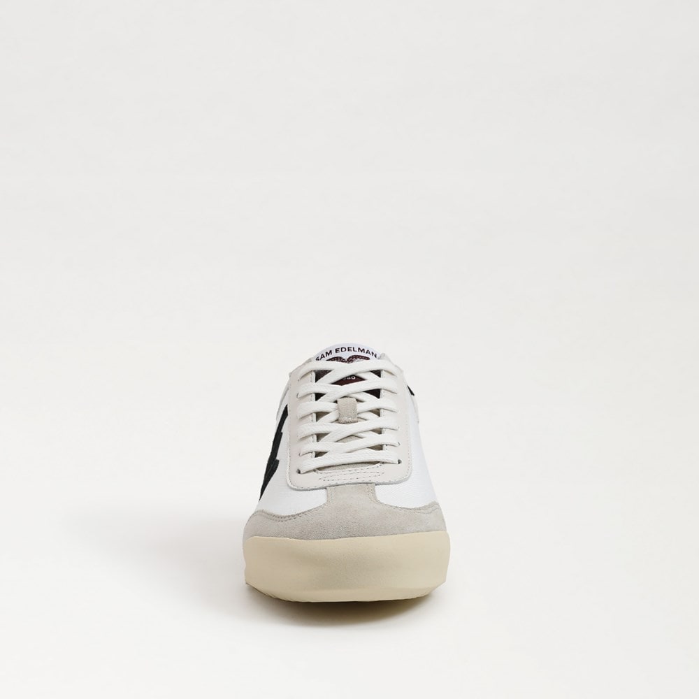 Greige/White/Black Leather