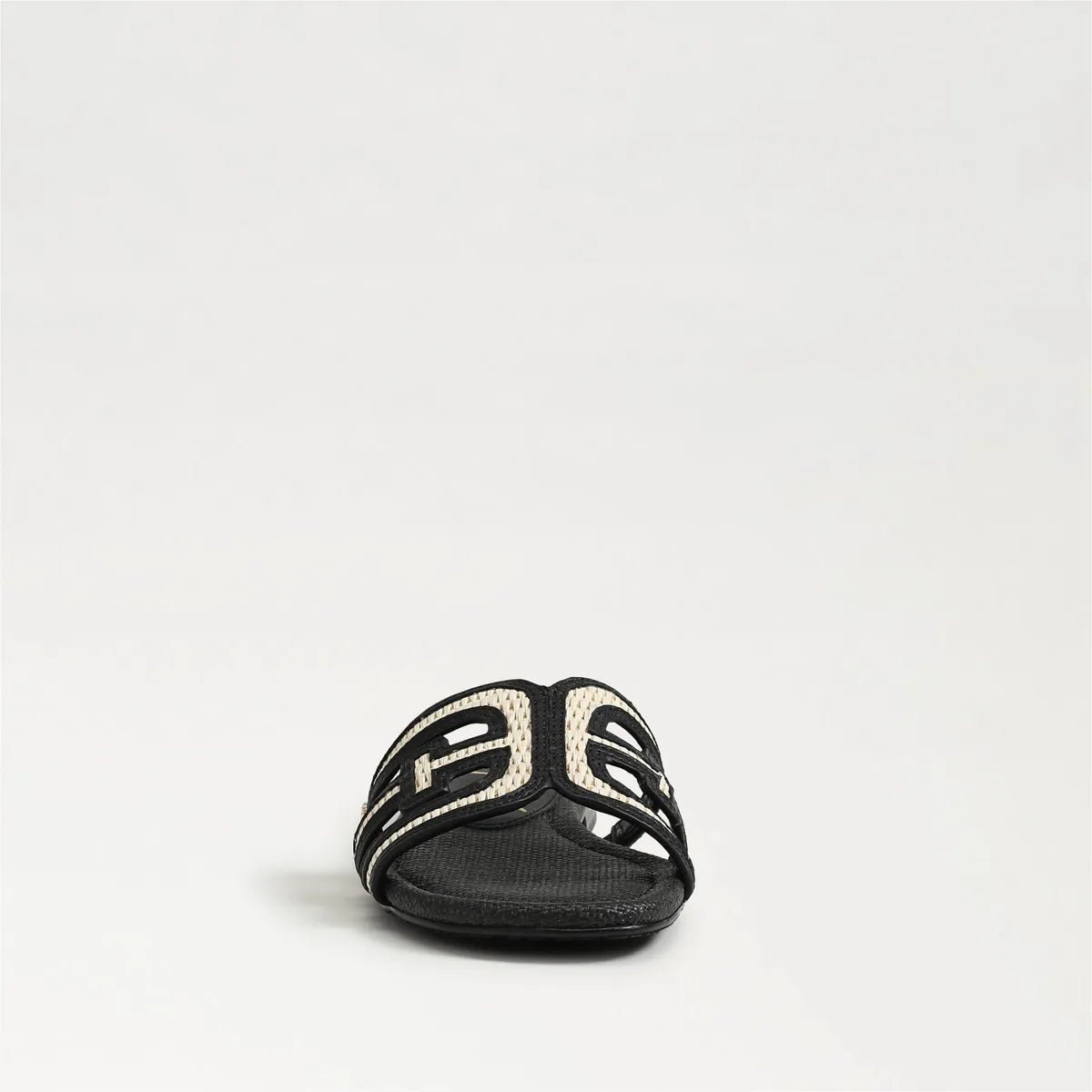Black Linen Faux Raffia
