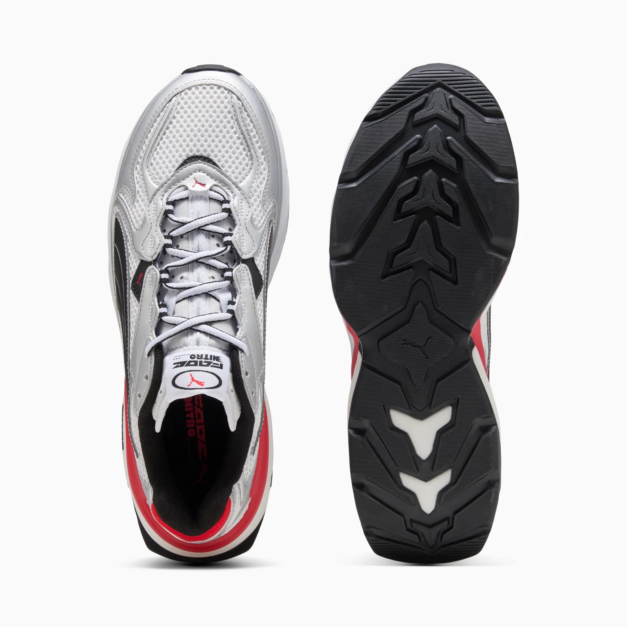 PUMA Silver-PUMA White-For All Time Red