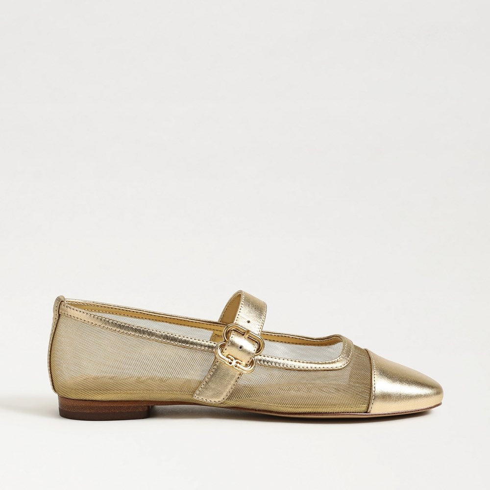 Miranda Gold Mesh/Leather