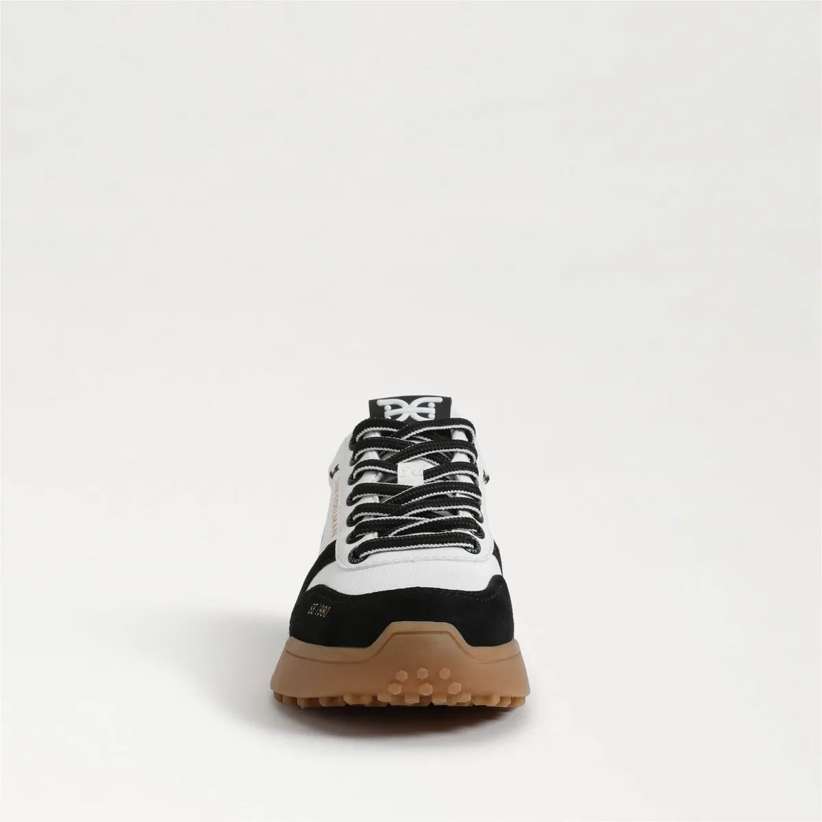 Black Suede/ White Nylon