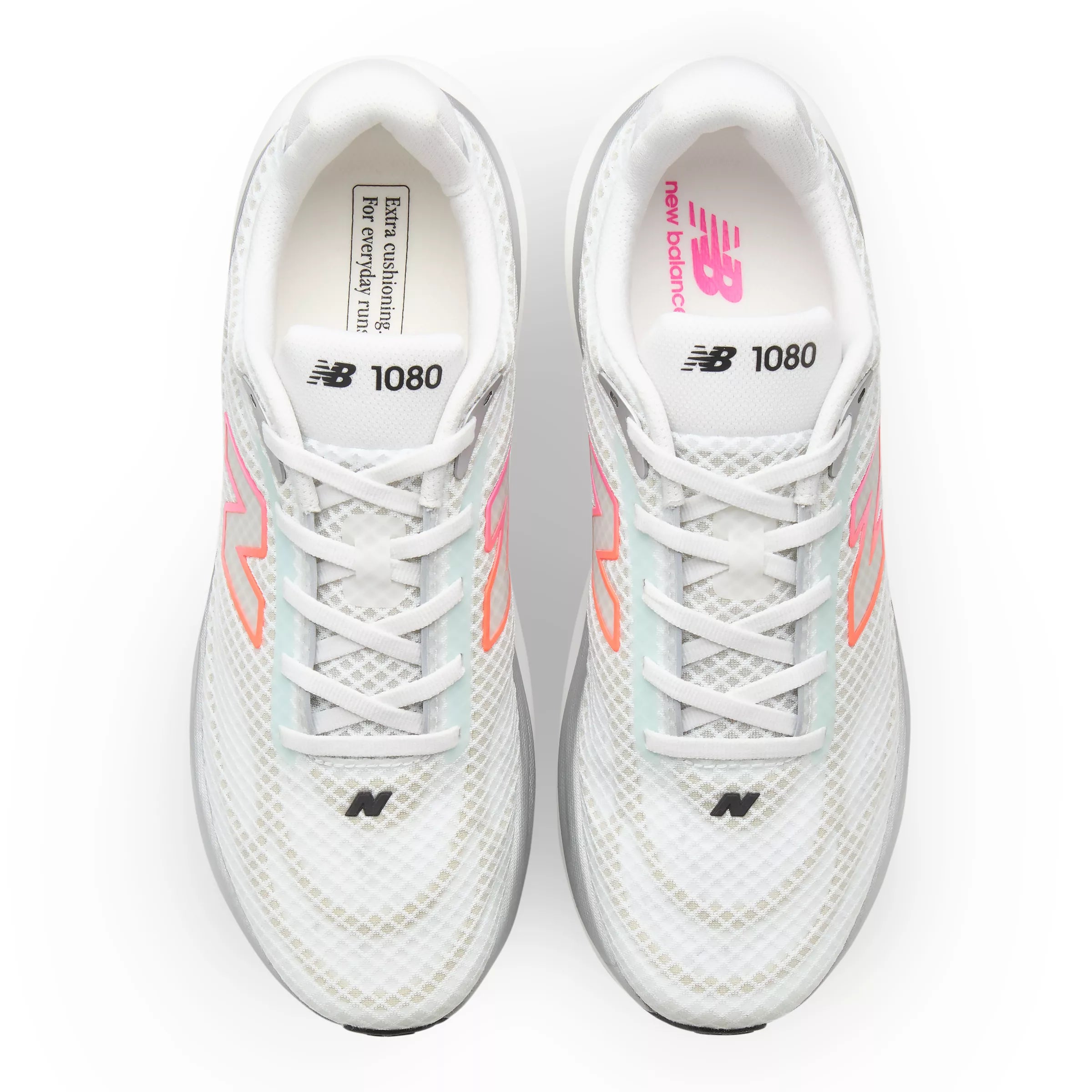 White With Pink Heat And Tangerine Heat