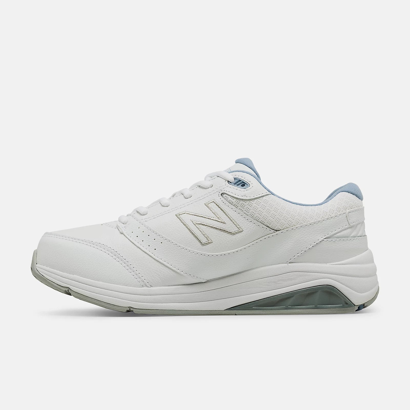 White With Blue