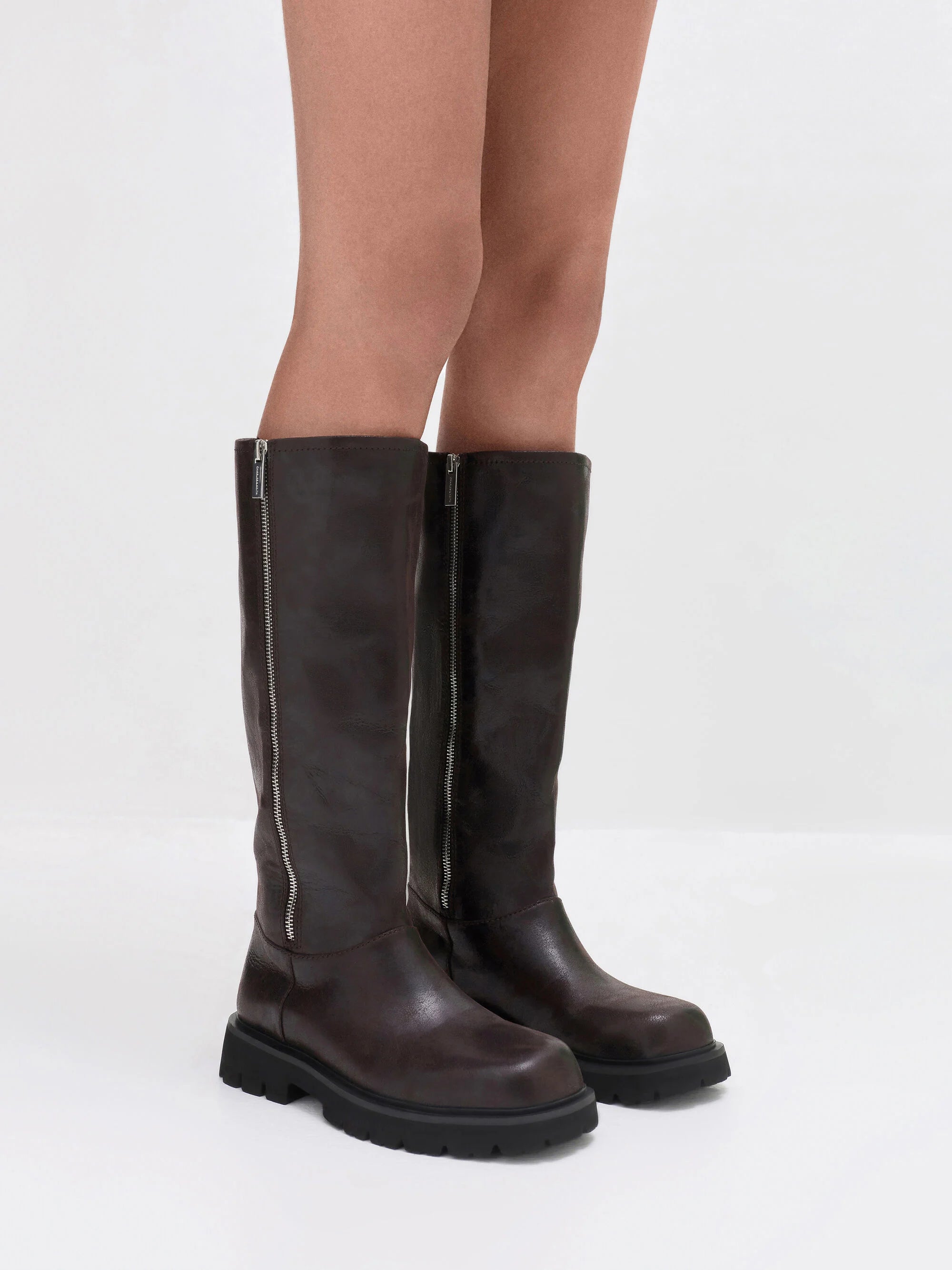 Dark Brown Textured