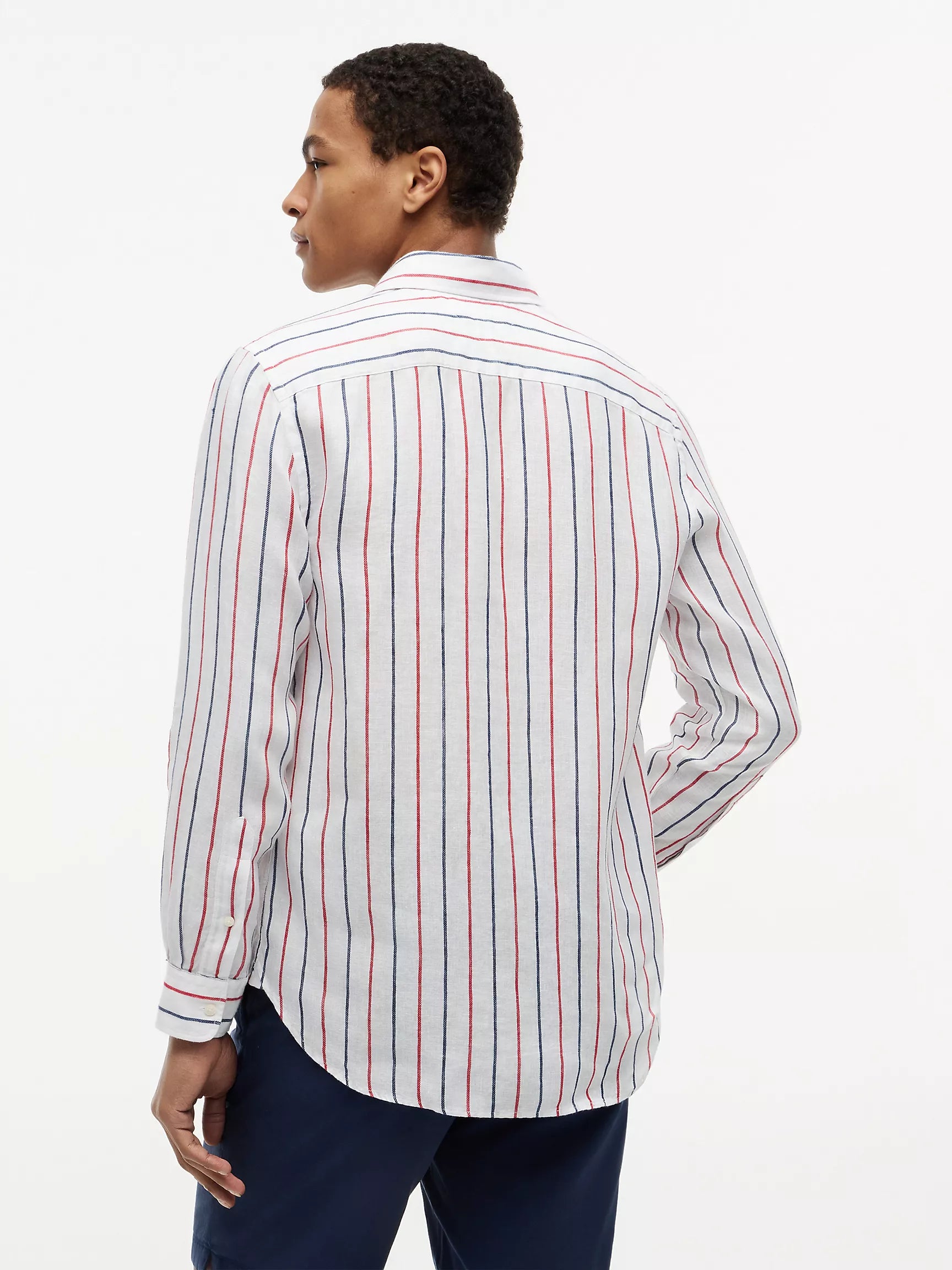 White/Red Stripe
