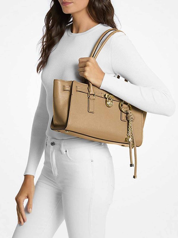 Hamilton Moderne Small Leather Satchel
