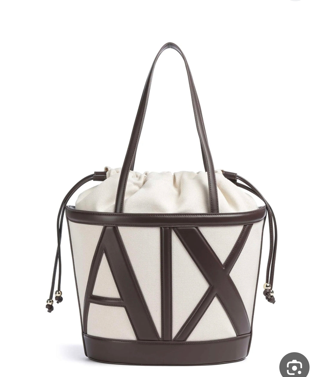 Armani Exchange Cut-Out AX Logo Tote Bag