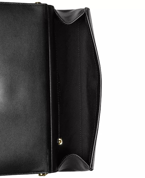 Carmine Small Leather East West Clutch