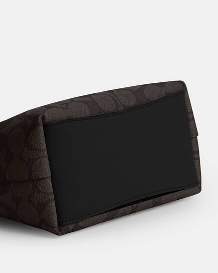 Coach City Mini Tote Bag In Signature Canvas