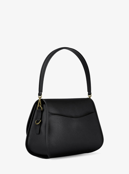 Holmes Medium Pebbled Leather Convertible Messenger Bag