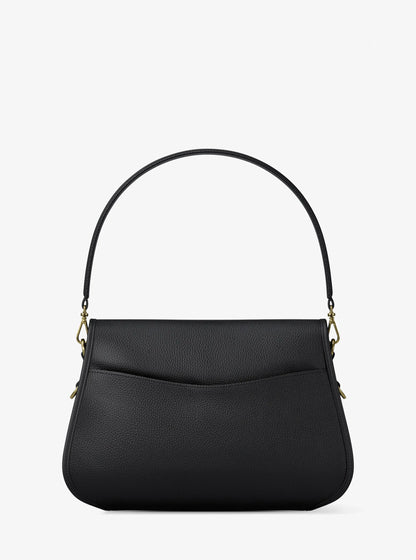 Holmes Medium Pebbled Leather Convertible Messenger Bag