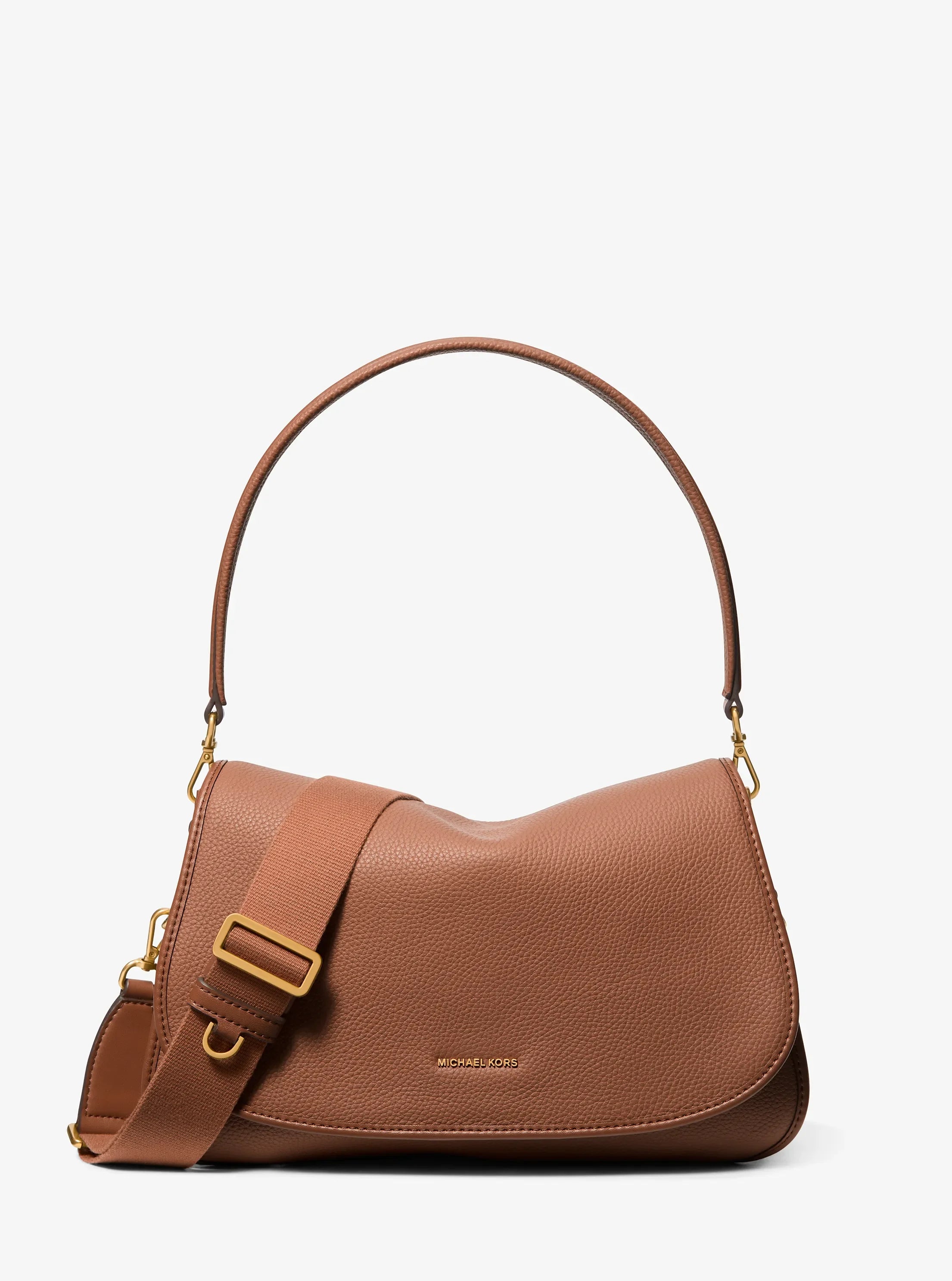 Holmes Medium Pebbled Leather Convertible Messenger Bag