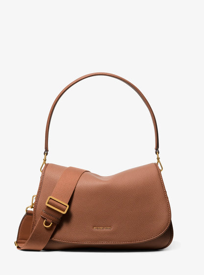 Holmes Medium Pebbled Leather Convertible Messenger Bag