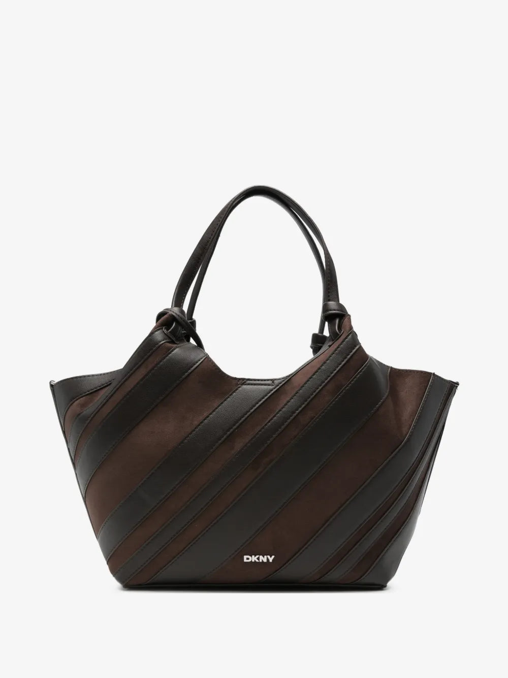 DKNY Paula Suede and Leather Hobo Bag