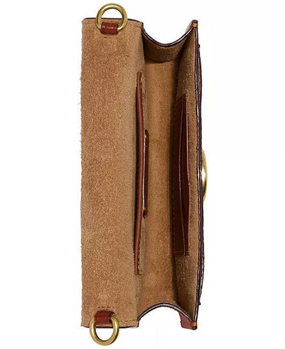 tabby chain clutch in signature canvas