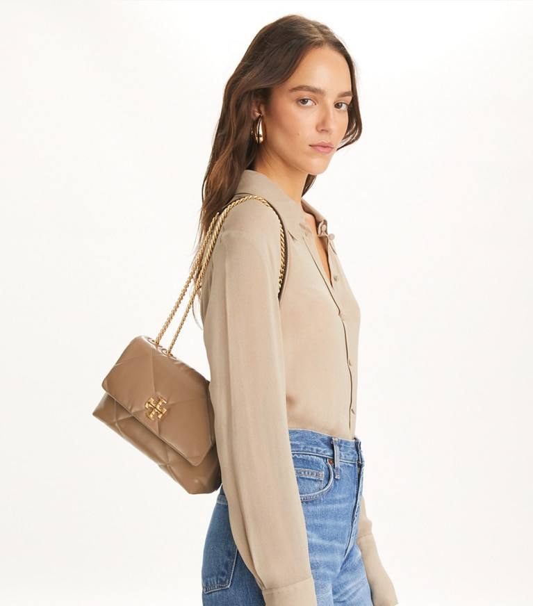 Tory Burch Kira diamond quilt small convertible shoulder bag