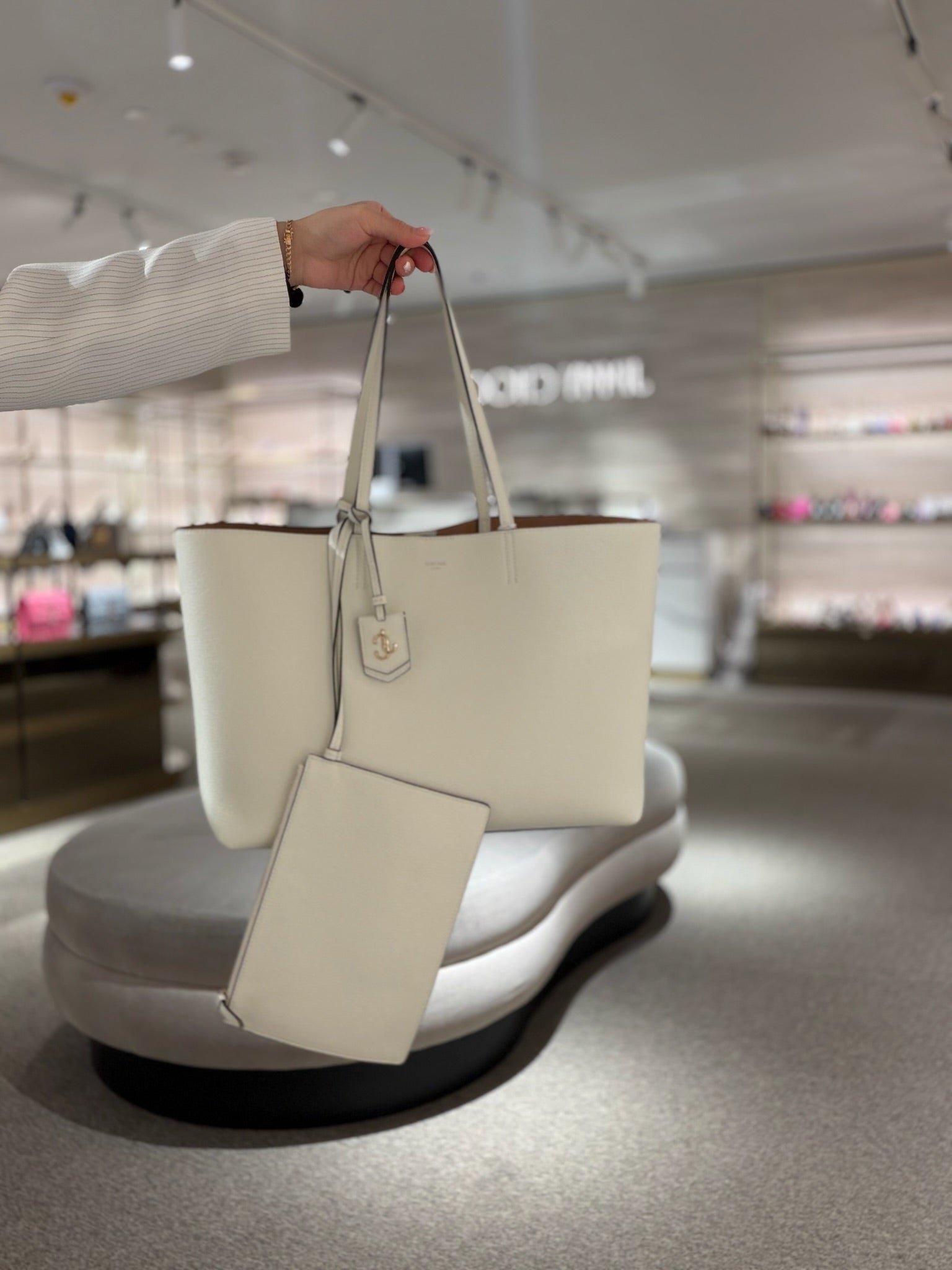 ONine2five Grainy Leather Tote