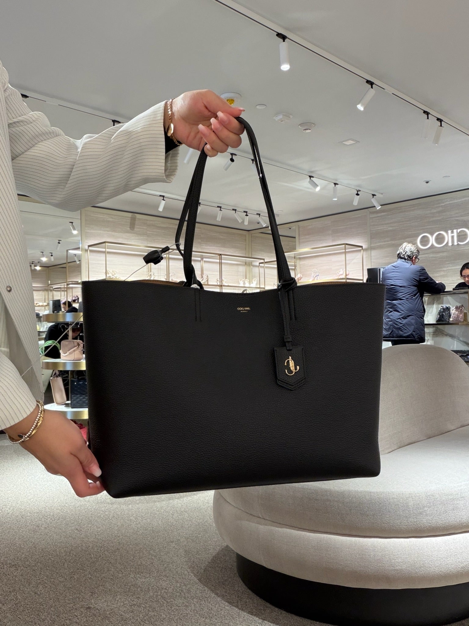 ONine2five Grainy Leather Tote