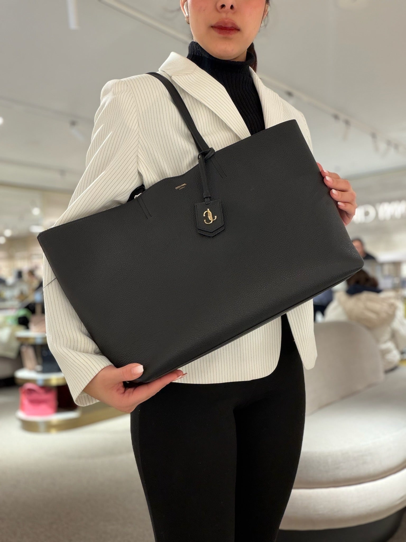 ONine2five Grainy Leather Tote