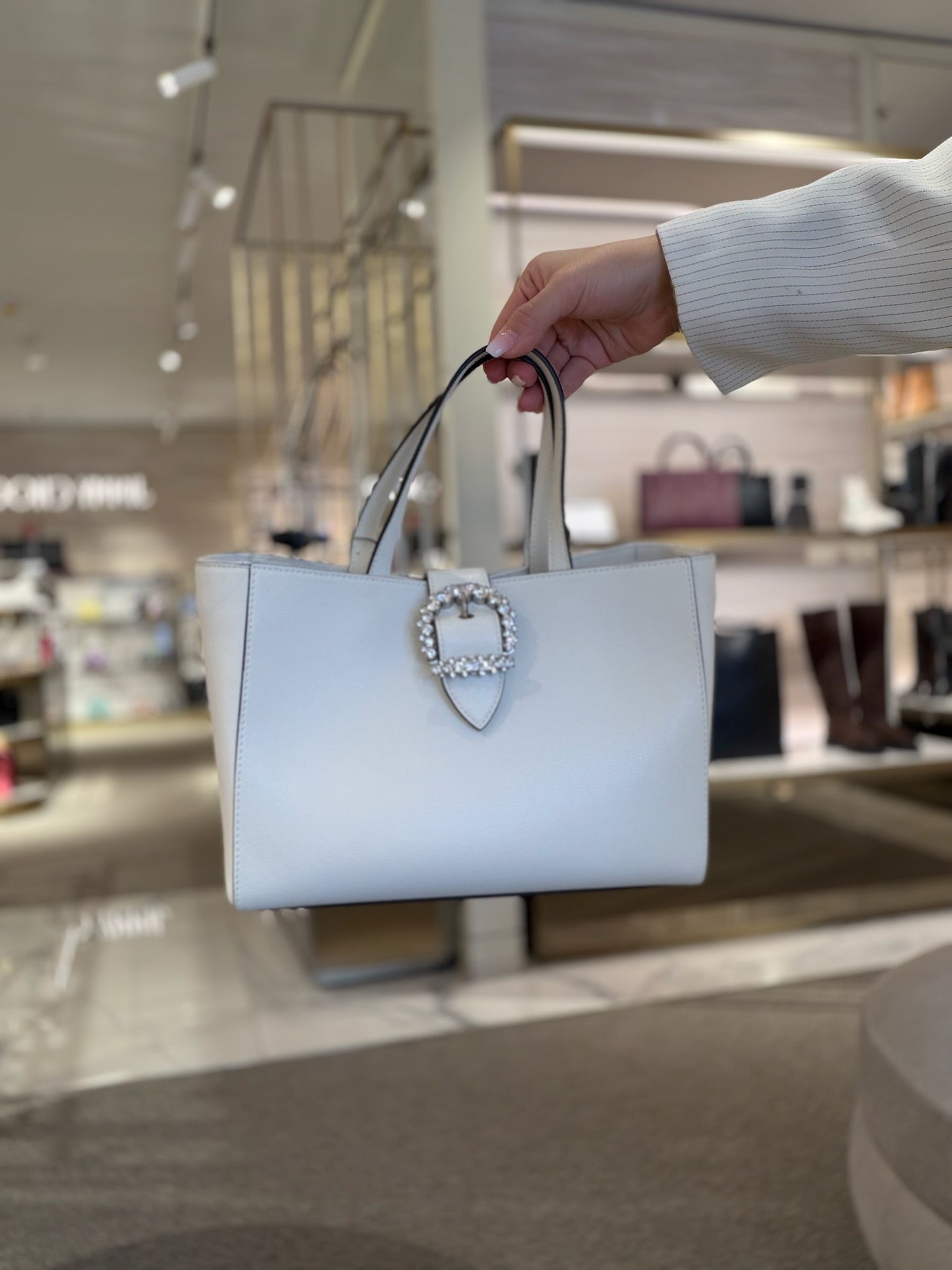 CHERISI soft Grainy Leather Top Handle Bag