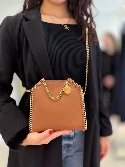 Stella McCartney Falabella Mini Tote - Tan