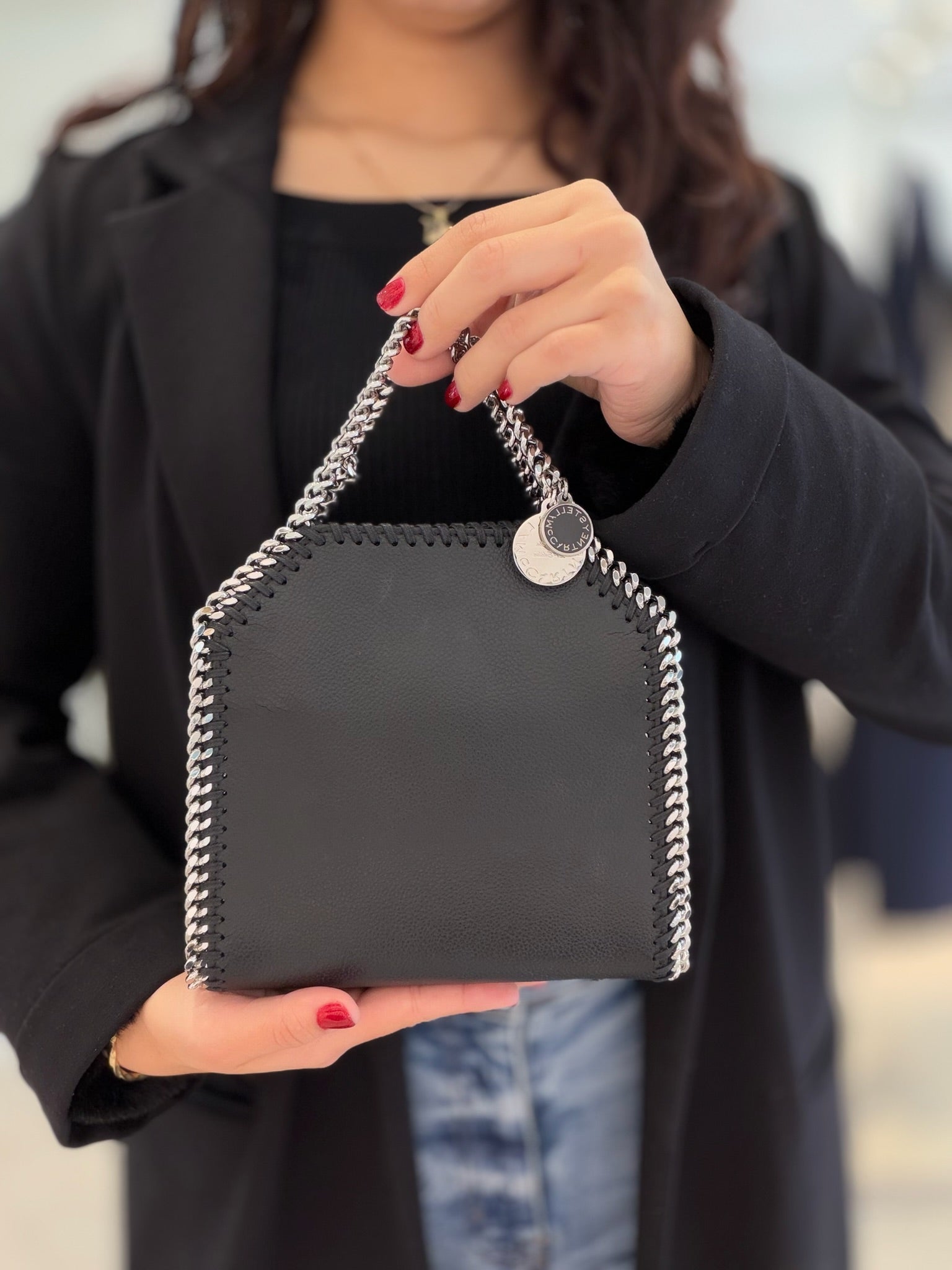 Stella McCartney Falabella Mini Tote - Black