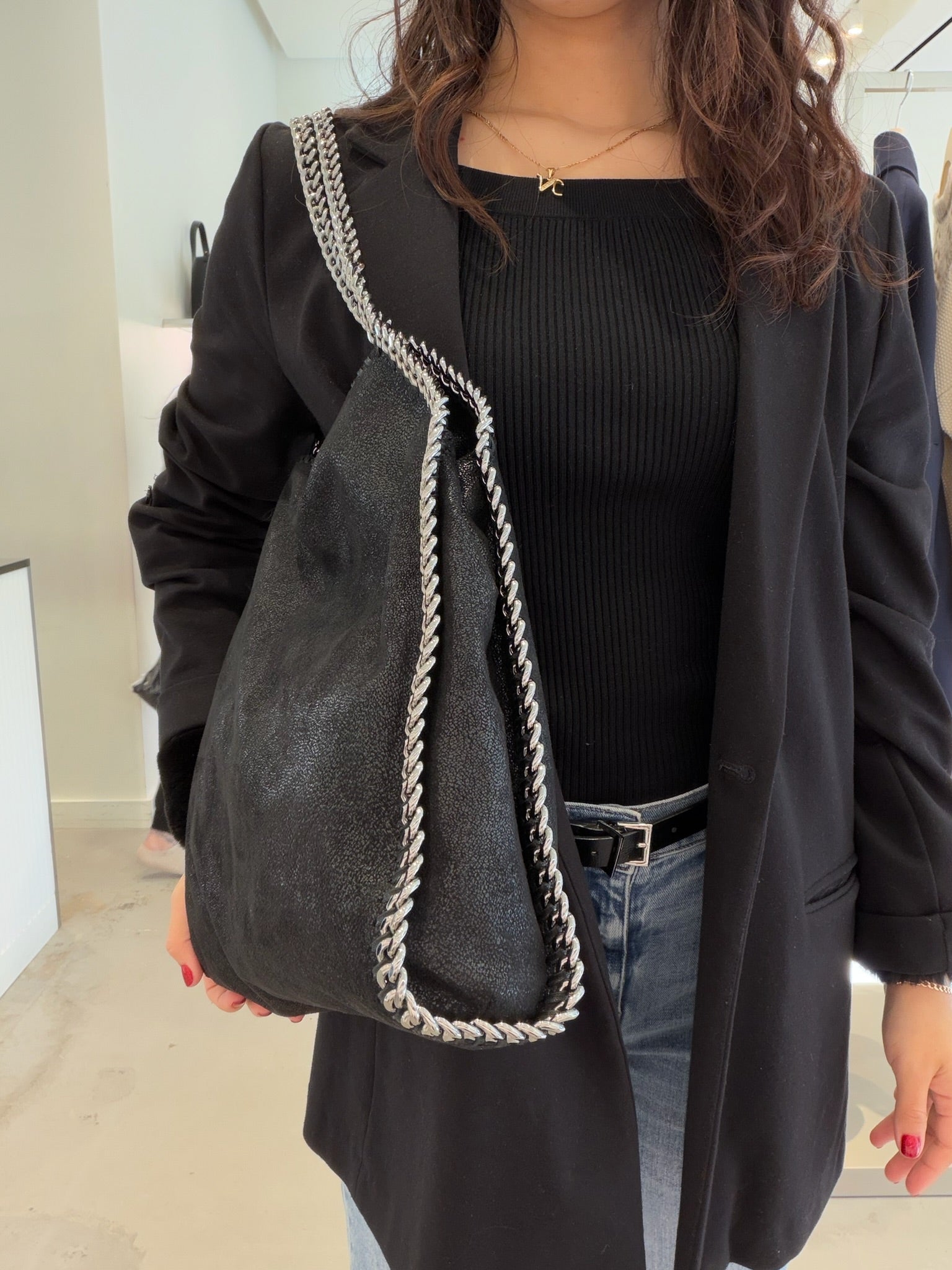 Stella McCartney Falabella Large Tote - Black