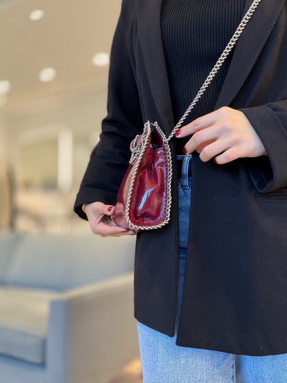 Stella McCartney Falabella Mini Tote - Burgundy