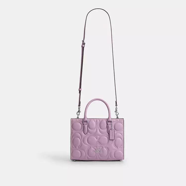 Maggie Small Tote Bag In Signature Leather