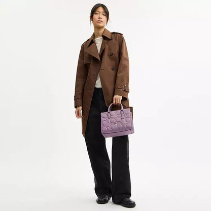 Maggie Small Tote Bag In Signature Leather