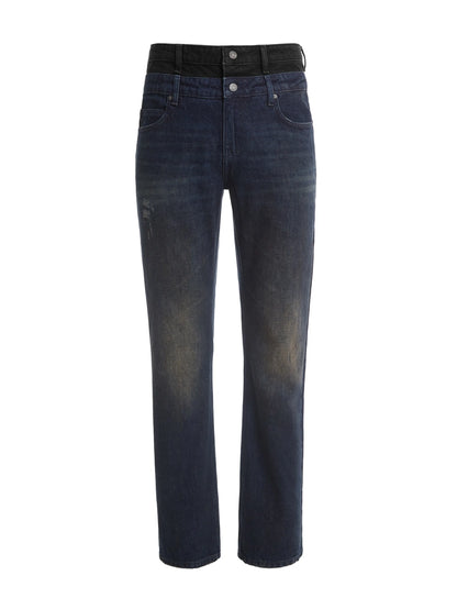 Gusa Sanded Dark Indigo W