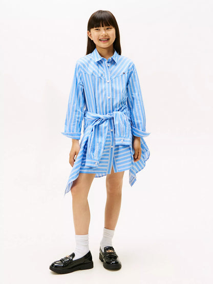 Light Powdery Blue Stripes