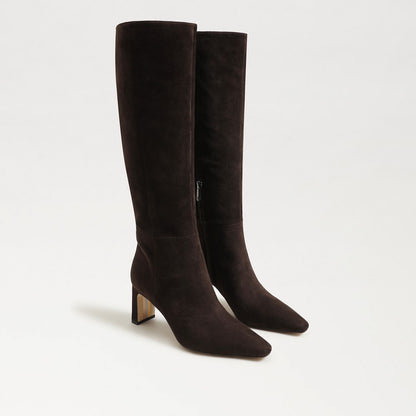 Chocolate Brown Suede